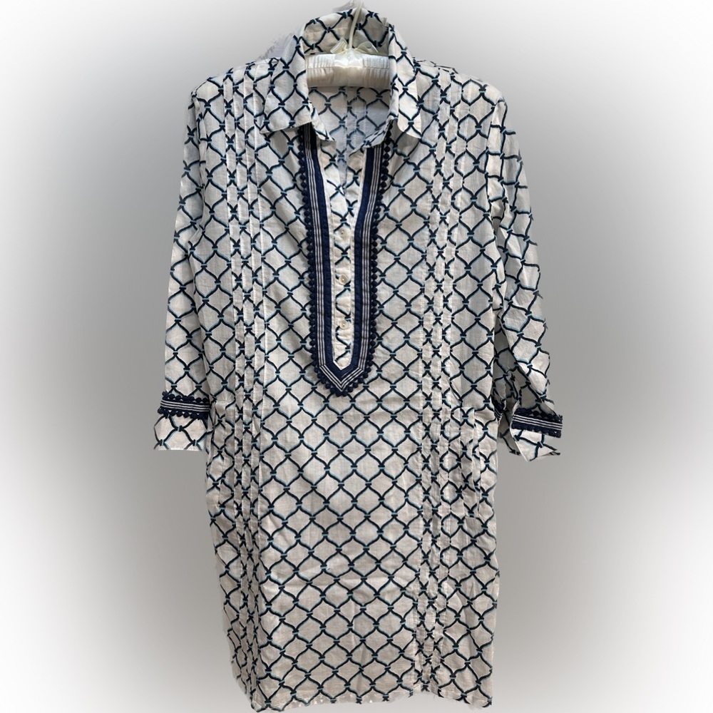 HELEN JON SWIM COVERUP TUNIC (XS)